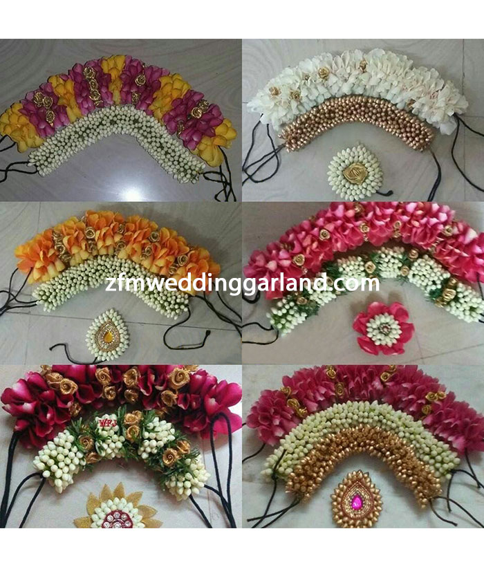 Agasthiyar department store VJs Petals Red with blue combination flower  veni Hair Accessory Set Price in India  Buy Agasthiyar department store  VJs Petals Red with blue combination flower veni Hair Accessory