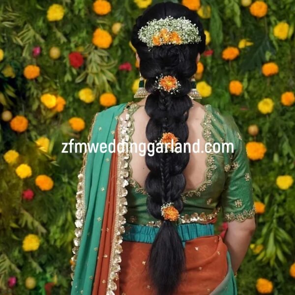 Best Fresh Flower Veni Ideas for Bride in Hyderabad